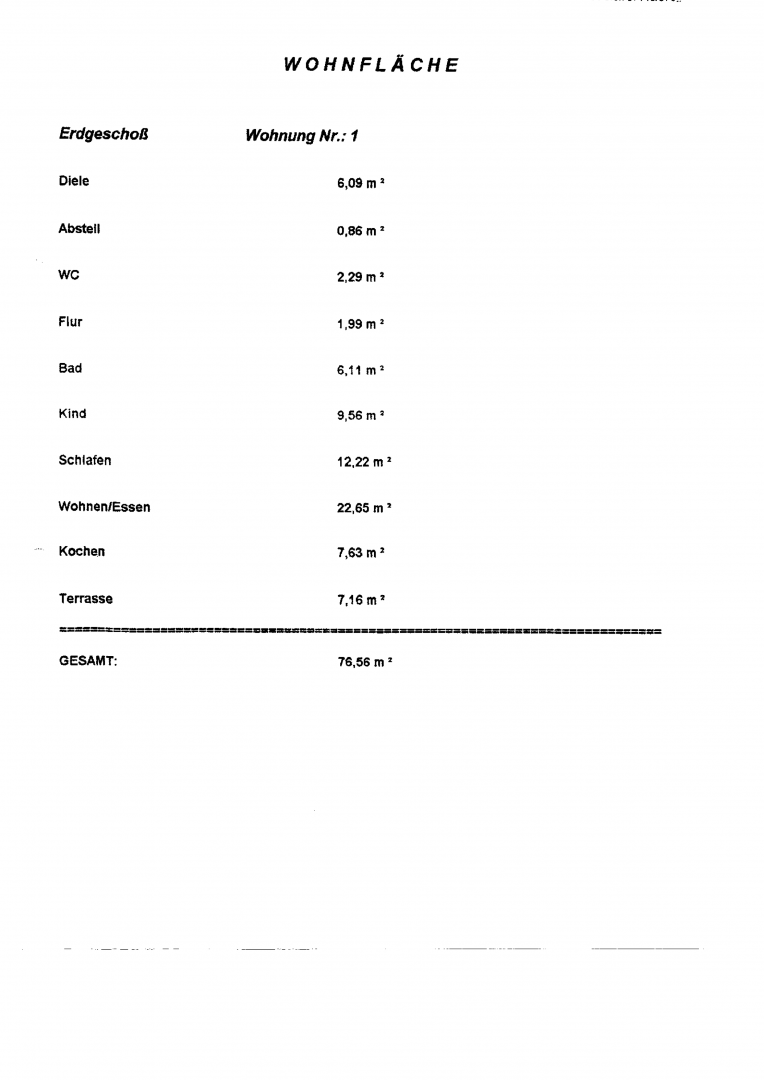 Wohnfläche EG re.