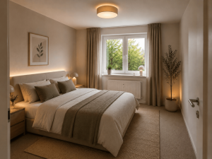 Schlafzimmer KI generiert